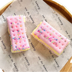 Jouet Squishy en forme de sandwich de soda, mignon, à remontée lente, anti-stress, sensoriel, pour la décompression et la relaxation, décoration de bureau - Product Image 1