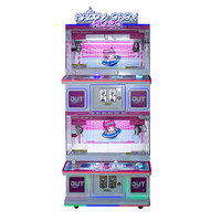 Vente en gros personnalisé Jouet fou en peluche Mini grue à 2 griffes Machine de jeu à vendre