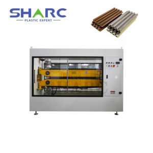 Sản xuất PVC <span class=keywords><strong>WPC</strong></span> trong nhà ngoài trời rãnh tường bảng điều chỉnh máy làm louver bảng điều chỉnh dây chuyền sản xuất để bán - Product Image 5