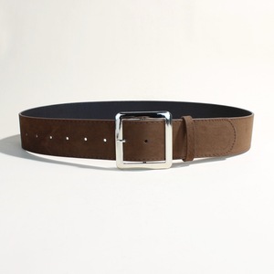 <span class=keywords><strong>Ceinture</strong></span> amincissante rétro style Maillard en <span class=keywords><strong>velours</strong></span> de peau de cerf PU pour <span class=keywords><strong>femme</strong></span>, avec boucle ardillon en alliage, 4,7 cm x 103 cm - Product Image 5
