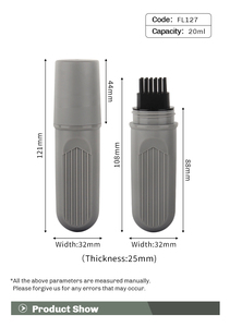 Tube vide pour colorant capillaire personnalisé, emballage en plastique pour huile de croissance des cheveux avec applicateur à peigne, flacon - Product Image 5