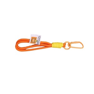 Outdoor Backpack Rope Mobile Phone Lanyard Hand-woven Cloth Label Nylon Rope Carabiner Hand Rope Key Chain Pendant Custom
