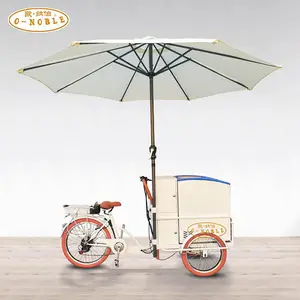 Tricycle à charge avant, vélo à glace, pour la vente, chariot à glace