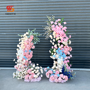 LEDA, Decoración y Suministros para Eventos, Arco de Flores Artificiales Hecho a Mano, Suave, para Bodas - Product Image 1