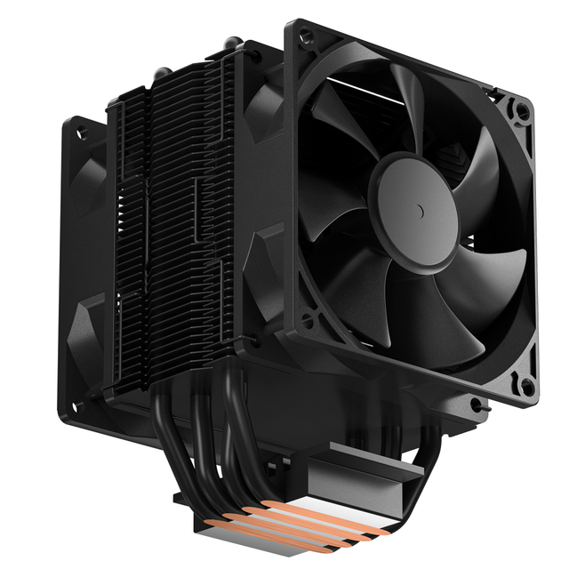 Intel LGA 1151 1150 1155 1700  AM4/3/2 Uphere 92mm CPU Cooler 4PIN Cooling Fan Heatsink 4 Heat-pipes Tower Heatsink RGB Black