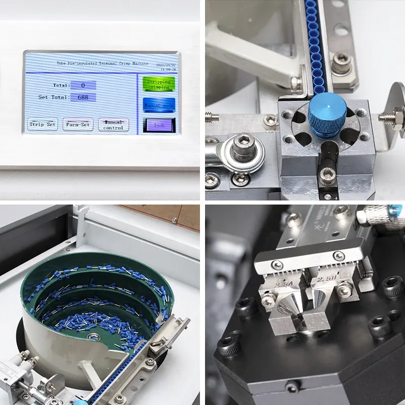 EW-5010A 0.5-4.0mm2電動半自動フェルール圧着機フェルール圧着機ブーツレースフェルールマシン