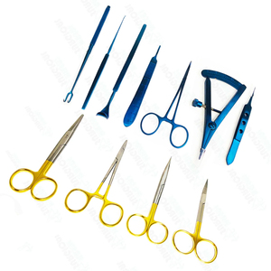 Juego de instrumentos de cirugía plástica OEM, kits de práctica para estudiantes de medicina, juegos de cirugía plástica de acero inoxidable para uso en hospitales y clínicas. - Product Image 5