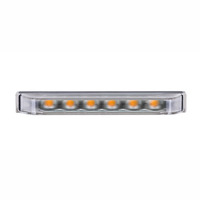 Feux de signalisation LED ultra-minces en aluminium étanches 12V-24V certifiés ECE R65 XA1 XA2, lampe d'urgence