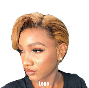 Perruque courte bob marron et blonde, style brésilien et vietnamien, en stock – Offre spéciale - Product Image 3