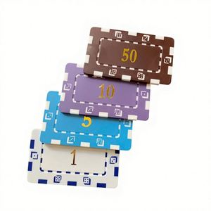 32G 74.6Mm Rectangular Abs <b>Poker</b> Custom Logo Premium Casino <b>Chips</b> High End Club Gift Wholesale - Product Image 1