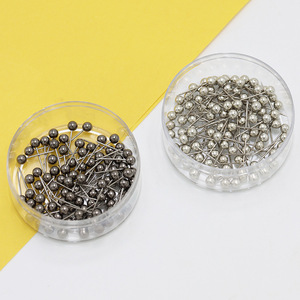 Đẩy chân kim loại màu bản đồ đinh đầu tròn với điểm không gỉ đầu đánh dấu chân cho bảng thông báo bản đồ hình ảnh hình ảnh - Product Image 4