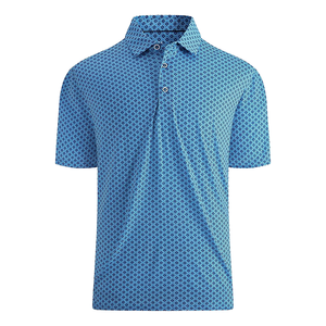 Polos de golf de luxe pour hommes, haute qualité, 88 % polyester, 12 % élasthanne, couleur unie, impression de logo personnalisé, extensible dans les 4 sens, coupe ajustée, ample et respirant - Product Image 4