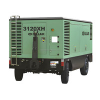 Compresor de Aire Portátil de Tornillo con Motor Diésel de Alta Presión Sullair DWQ3120XH para Plataforma de Perforación, 24.1 bar/350 psi, 1100 cfm/31.2 m³/min
