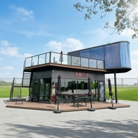 Poste de Garde Mobile Préfabriqué en Conteneur – Cabine de Sécurité Prête à l'Emploi en Aluminium et Acier, Résistante au Feu et Écologique