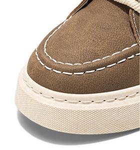 Nuevos Diseños de Diseñador, Zapatos Deportivos Casuales de Moda con Cordones y Rayas, Suela Gruesa, Parte Superior de PU, Estilo Retro, Zapatos Deportivos Planos para Hombre - Product Image 4