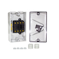 Interrupteur isolant de type grand format, étanche, en plastique, conforme à la norme australienne, IP66, industriel, extérieur, résistant à la pluie, DC, jauge UKF, usine