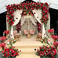 Bruidsbloemen 2026 Nieuw Design Luxe Roze Aanpasbare Achtergrond Aanpasbare Bruidsachtergrond