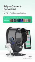 Escáner Facial con Tecnología IA 2026, Analizador de Piel 3D Portátil, Máquina de Análisis de Piel para Clínica, con Certificación CE