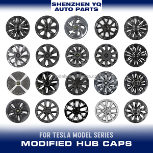 4 Uds 18 19 20 pulgadas <span class=keywords><strong>tapacubos</strong></span> para Tesla Modelo 3/Y 2018-2023 tapa de rueda de coche <span class=keywords><strong>tapacubos</strong></span> de automóvil cubierta de llanta completa - Product Image 5