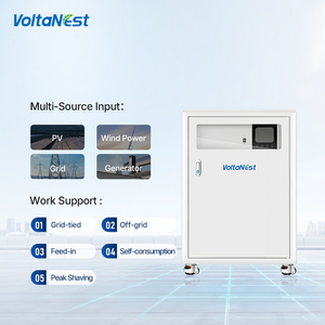 Sistema de Energía Solar VoltaNest de 8kW, 10kW, 12kW, 20kWh, 32kWh, 48kWh, Sistema Móvil Todo en Uno para Almacenamiento de Energía Solar Residencial - Product Image 4