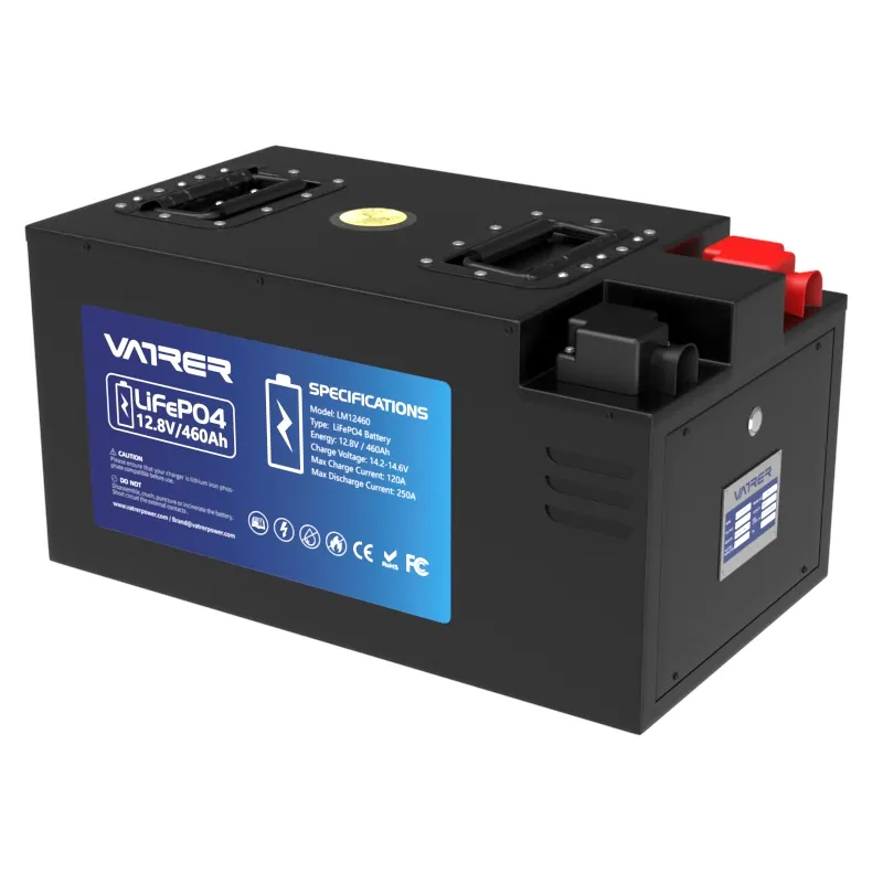 VATRER Lifepo4 12v 100ah 200ah 300ah 460ah Lithium Battery Lithium Solar Energy Storage Battery Pack 12v Lifepo4 Battery