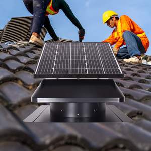 Ventilateur d'extraction de chaleur pour <span class=keywords><strong>toit</strong></span> <span class=keywords><strong>solaire</strong></span> 40W, fonctionnement silencieux et durable, montage sur <span class=keywords><strong>toit</strong></span>, pour usage industriel - Product Image 1