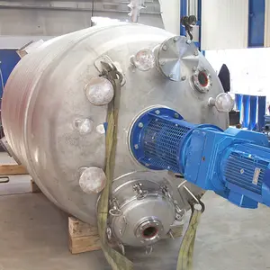 Reactor de autoclave hidrotermal de acero inoxidable totalmente automatizado, reactor químico 100 con línea de producción de adhesivo termofusible de tira