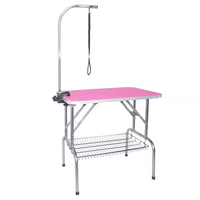Table de toilettage pour animaux de compagnie pliable professionnelle à hauteur réglable en gros pour chiens de petite et moyenne taille