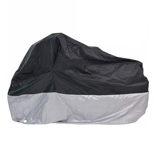 Чехол для мотоцикла 210D, сверхпрочный, водонепроницаемый, из ткани рипстоп, защита от УФ-излучения, дождя, пыли и царапин, черный, гарантия 2 года, для использования на улице - Product Image 3