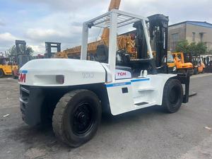 Montacargas TCM 100 de Uni Carriers, Blanco con Franjas Azules, Equipo Industrial Usado, 1 Año de Garantía, 10000 kg, Alta Eficiencia Operativa - Product Image 6