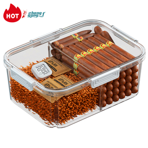 Zhanggong xì gà <span class=keywords><strong>Humidor</strong></span> cho trong nhà ngoài trời sử dụng văn phòng Phòng phòng khách phòng ngủ phòng cà phê lưu trữ di động trường hợp - Product Image 1