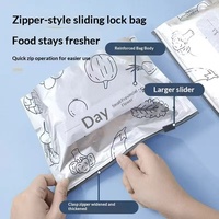 Sachet d'emballage alimentaire surgelé personnalisé réutilisable en aluminium avec fermeture éclair pour viande, fruits de mer, poisson, fruits et légumes