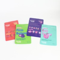 Sachets personnalisés pour masques faciaux, échantillons de soins de la peau, petits sachets étanches avec feuille d'aluminium, pochette cosmétique