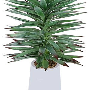 OH ARTDS Serpente Artificiale in Plastica con Fogliame Nero, Perfette Decorazioni di Piante Finte Agave per Casa e Giardino - Product Image 6