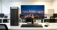 Ordinateur de bureau compact professionnel Hairuichuang pour commandes importantes, 16 Go DDR4, double stockage, ensemble complet pour le bureau