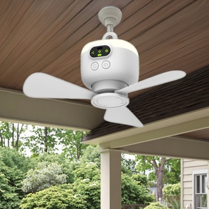 Ventilador de Techo Portátil Mini Blanco 2026, Recargable de 8000mAh, con Control Remoto y Luz, para Campamento, Autocaravanas y Viajes - Product Image 3