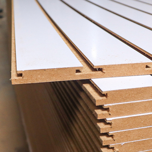 Slatwall Panel Slot <span class=keywords><strong>Mdf</strong></span> <span class=keywords><strong>15Mm</strong></span> Hoặc 17Mm/Rãnh Rãnh <span class=keywords><strong>Mdf</strong></span> <span class=keywords><strong>Board</strong></span>/Rãnh <span class=keywords><strong>18Mm</strong></span> Melamine <span class=keywords><strong>Mdf</strong></span> Bảng Hiển Thị - Product Image 5