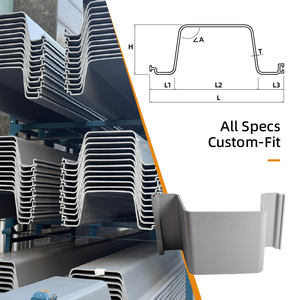 Fabriek Directe Verkoop U Type Keermuren Vinyl Zeewering Multilock <span class=keywords><strong>Sheet</strong></span> Stapel Pvc Stapel Prijs Voor Watercontrole - Product Image 3