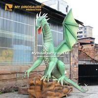 Accessoires d'halloween My Dino Dragon Animatronic vert à vendre