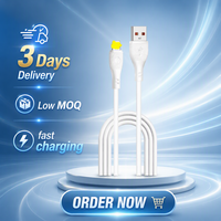 Câble de données USB XF-622L Light-ning 5A 1M, câble de charge rapide pour téléphones mobiles, ordinateurs, tablettes, conducteur en cuivre pur, silicone