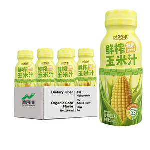 100% Hữu Cơ Ngô Sữa Nước Giải Khát Bán Buôn Giá Sucrose-Miễn Phí Chế độ Ăn Uống Sợi Mật Hoa Chai Và Hộp Bao Bì Hạt Uống - Product Image 6