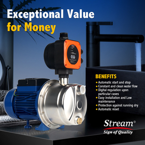 Tự động điều khiển máy bơm nước áp lực thông minh và chuyển đổi dòng chảy của bảng điều khiển thông minh - Product Image 3