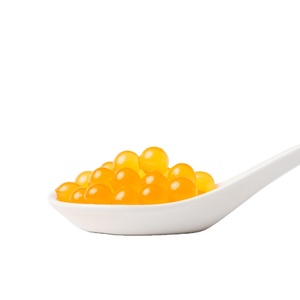 Instant Fruit Flavorred Peach Popping <b>Boba</b> Taiwan Popping <b>Boba</b> With 12 Months Shelf Life - Product Image 1