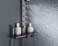 SAMTOU Style moderne Villas ensemble de douche noyau de valve en céramique Pause motif de pulvérisation Massage Jet bain douche robinets