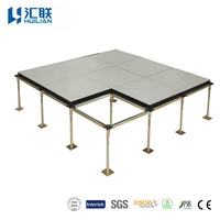 Plancher surélevé certifié anti-statique Huili P-EW800/1000/B-EW800 moderne avec âme en bois 600x600mm pour usage en immeuble de bureaux