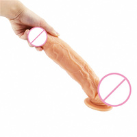 12 pouces PVC doux réaliste épais énorme gode jouet coloré cristal grosse bite sexe Masturbation hommes femmes 30Cm réaliste épais adulte