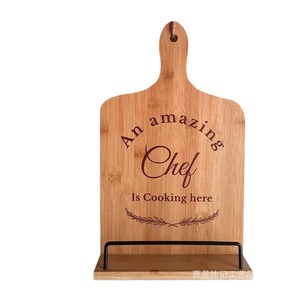 Soporte de lectura de recetas de madera, ángulo ajustable de madera maciza de 1,57 pulgadas para uso en encimeras de cocina - Product Image 2