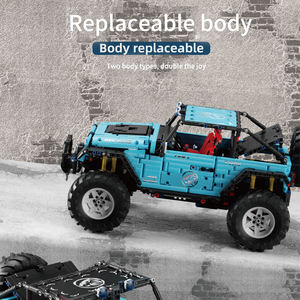 2680 adet teknolojik yapı tuğlaları Buggy 1:8 montaj Off Road araba modeli çocuk DIY eğitici oyun plastik blok oyuncaklar - Product Image 3
