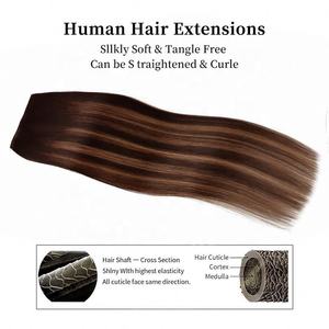 Premium Luxury Virgin Remy Cambodian Double Drawn Weft Hair <b>Extensions</b> <b>Clip</b>-in Soft Invisible Human Hair <b>Extensions</b> for All - Product Image 4