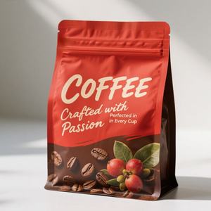 Sacs d'emballage alimentaire en Mylar plastique à effet UV avec logo personnalisé en gros, sachets à fermeture éclair pour thé et café - Product Image 6